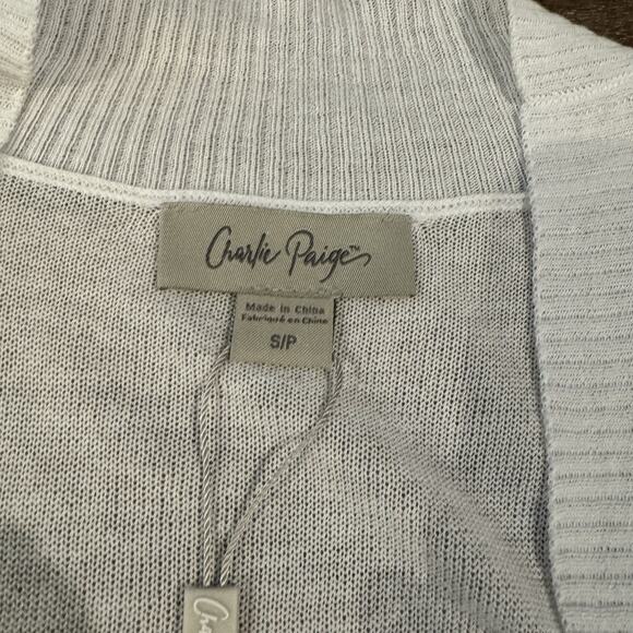 Charlie Paige Beachy Coastal Open Cardigan Kimono Size S Lightweight Minimalist - Picture 3 of 9